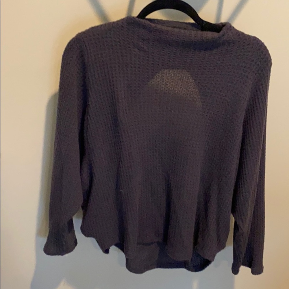 Open back sweater